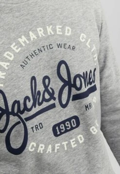 Jack & Jones Jjmikk Crew Neck - Sudadera - Light Grey Melange -Jack & Jones Ventas 021183f4ed424e8382ab1f9c9defb14b