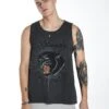 Ed Hardy Top - Washed Black