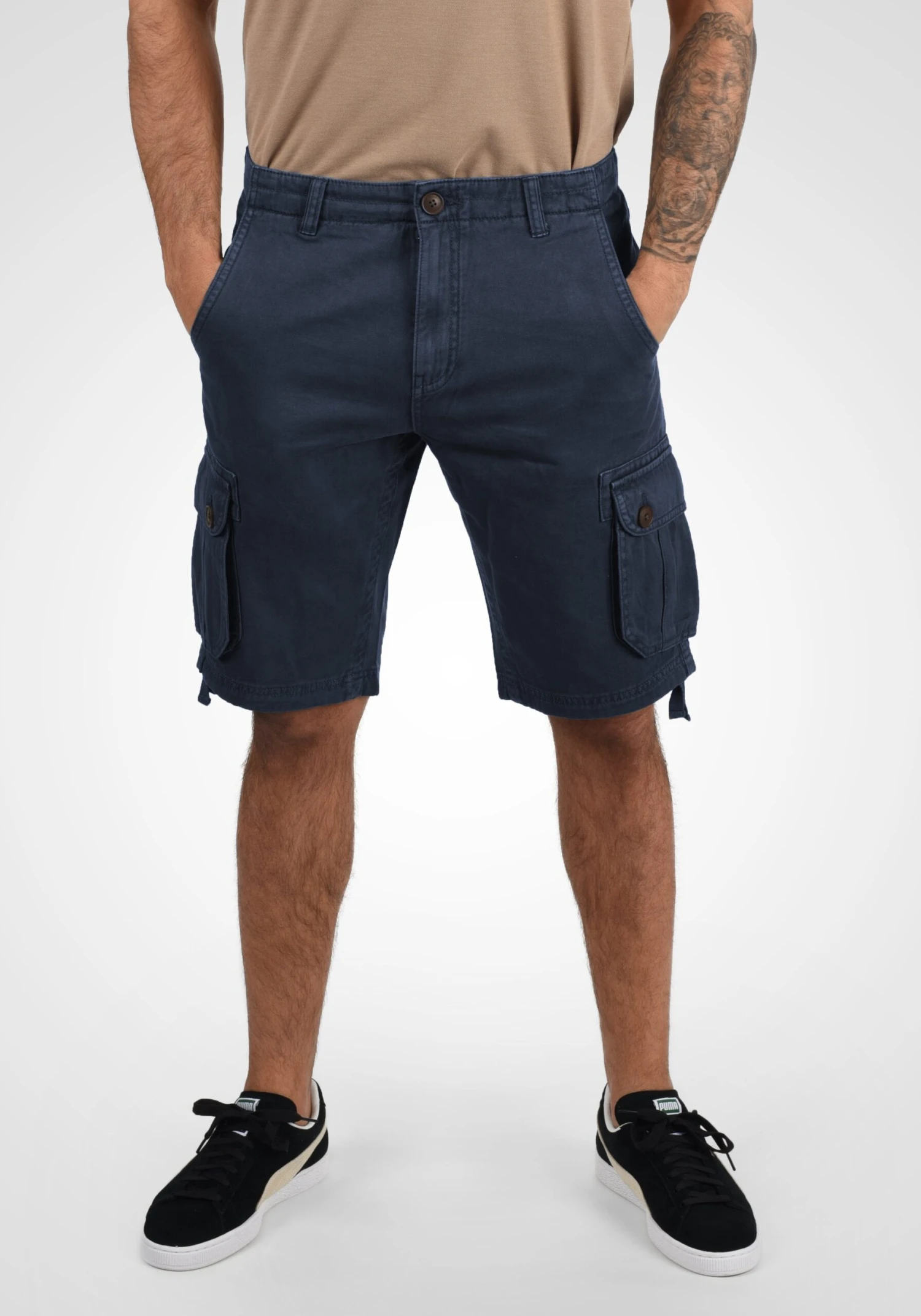 Solid Sdvizela - Shorts - Insignia Blue 1 Solid Sdvizela - Shorts - Insignia Blue