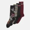 Scotch & Soda Men Giftbox Flower Classic Sock 4 Pack - Calcetines - Black