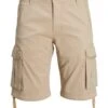 Jack & Jones Zeus Vielen Taschen - Shorts - Beige
