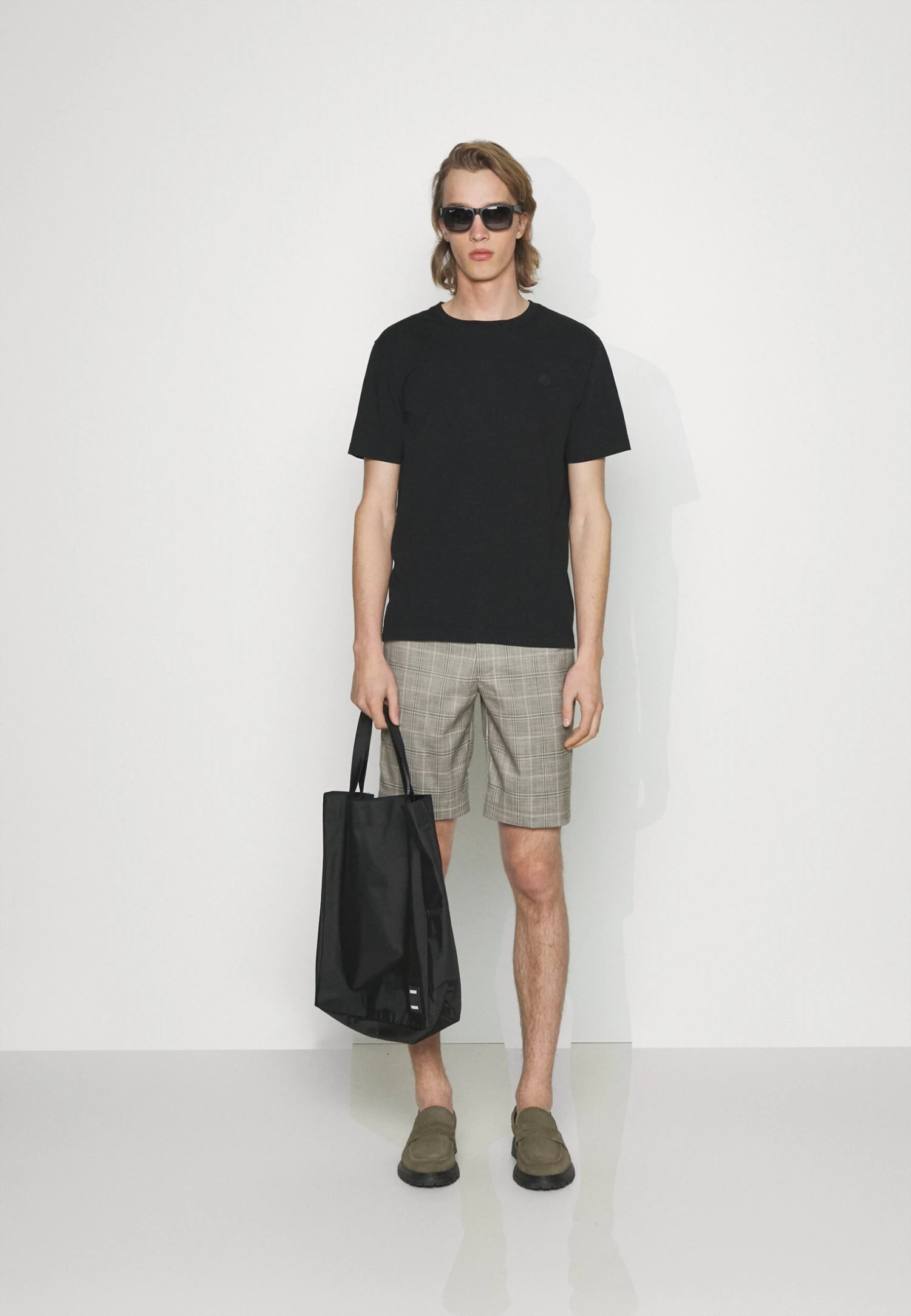 Lindbergh Checked Club Shorts - Shorts - Grey 2 Lindbergh Checked Club Shorts - Shorts - Grey - Imagen 2