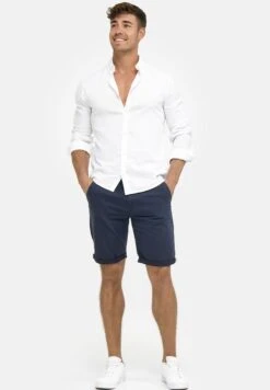 Indicode Jeans Casual Fit - Shorts - Blau Navy -Jack & Jones Ventas 1682f21d340f48ceb2442ffaba725fbe