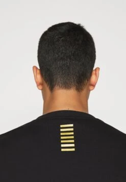 EA7 Emporio Armani Sudadera - Black / Gold -Jack & Jones Ventas 16bf39026ca1427a962d27cf941aa980