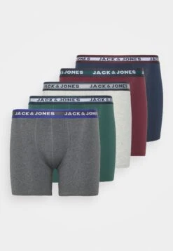 Jack & Jones Jacoliver Trunks 5 Pack - Culotte - Dark Grey Melange