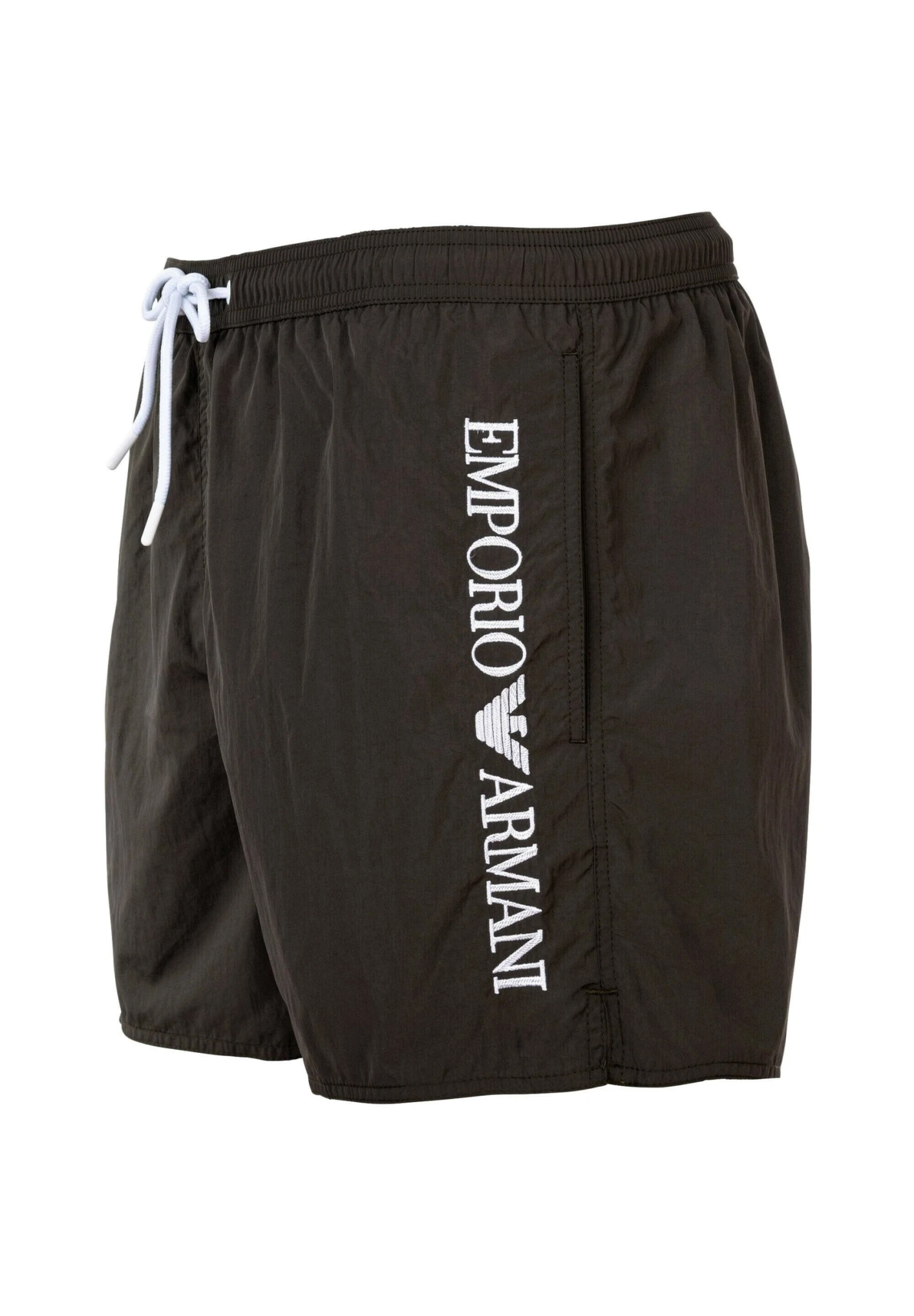 Emporio Armani Embroidery Logo - Bañador - Dunkelgrau-Braun 2 Emporio Armani Embroidery Logo - Bañador - Dunkelgrau-Braun - Imagen 2