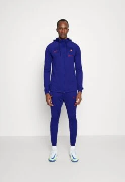 Nike Performance Fc Barcelona Strike Hooded Track Suit - Equipación De Clubes - Deep Royal Blue/Noble Red