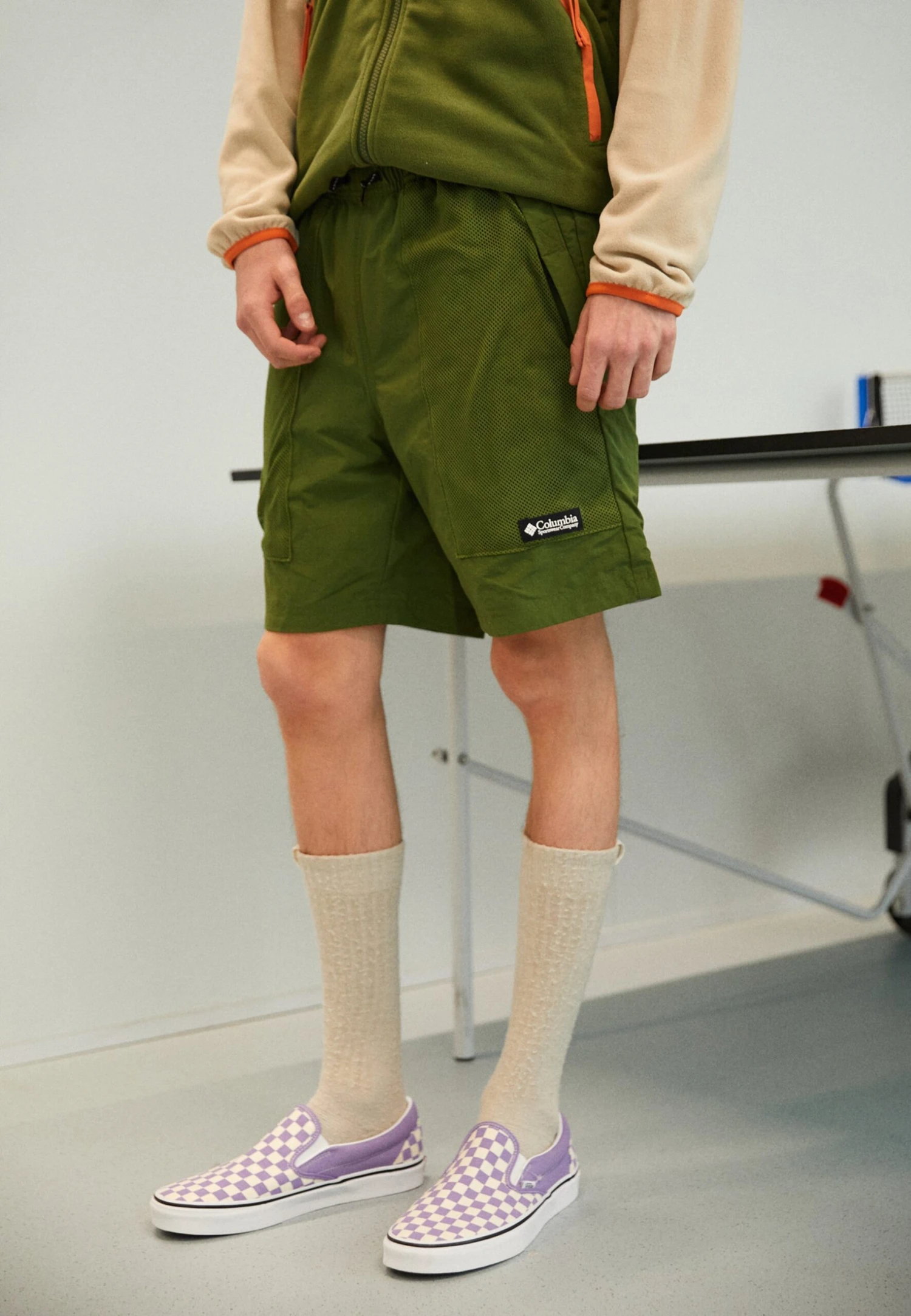 Columbia Deschutes Valley™ Reversible - Shorts - Pesto/Frosted Purple 1 Columbia Deschutes Valley™ Reversible - Shorts - Pesto/Frosted Purple