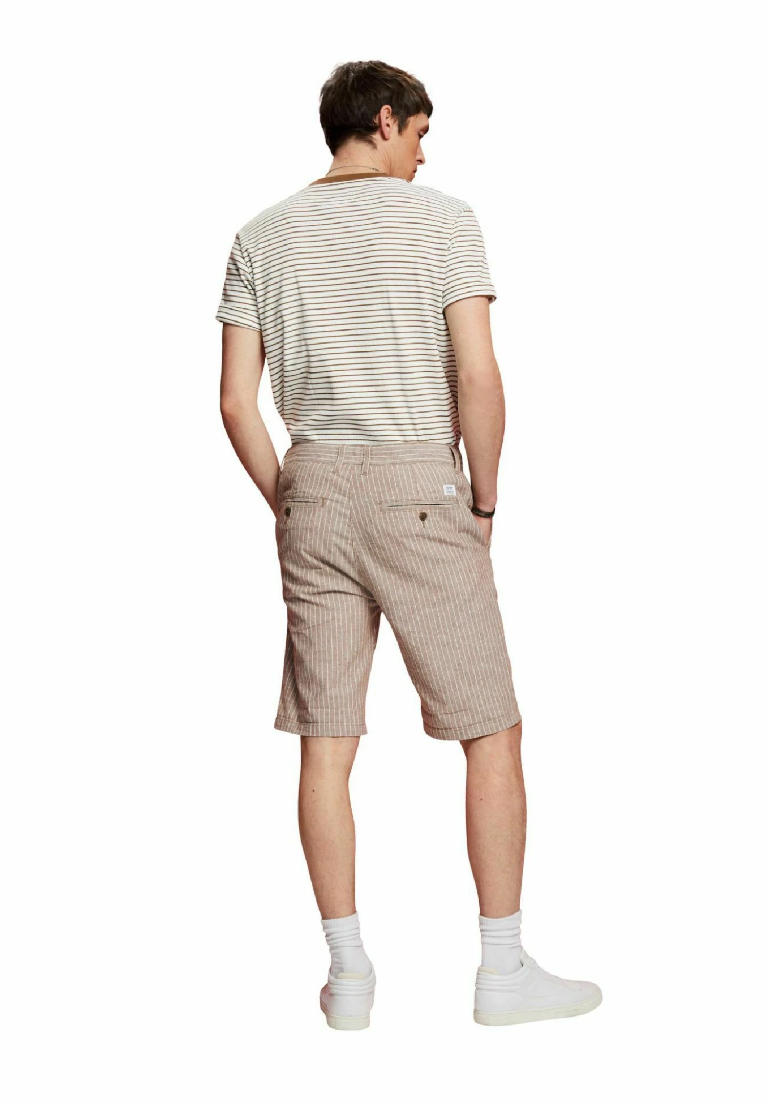 ESPRIT Gestreifte- Shorts - Beige 2 ESPRIT Gestreifte- Shorts - Beige - Imagen 2