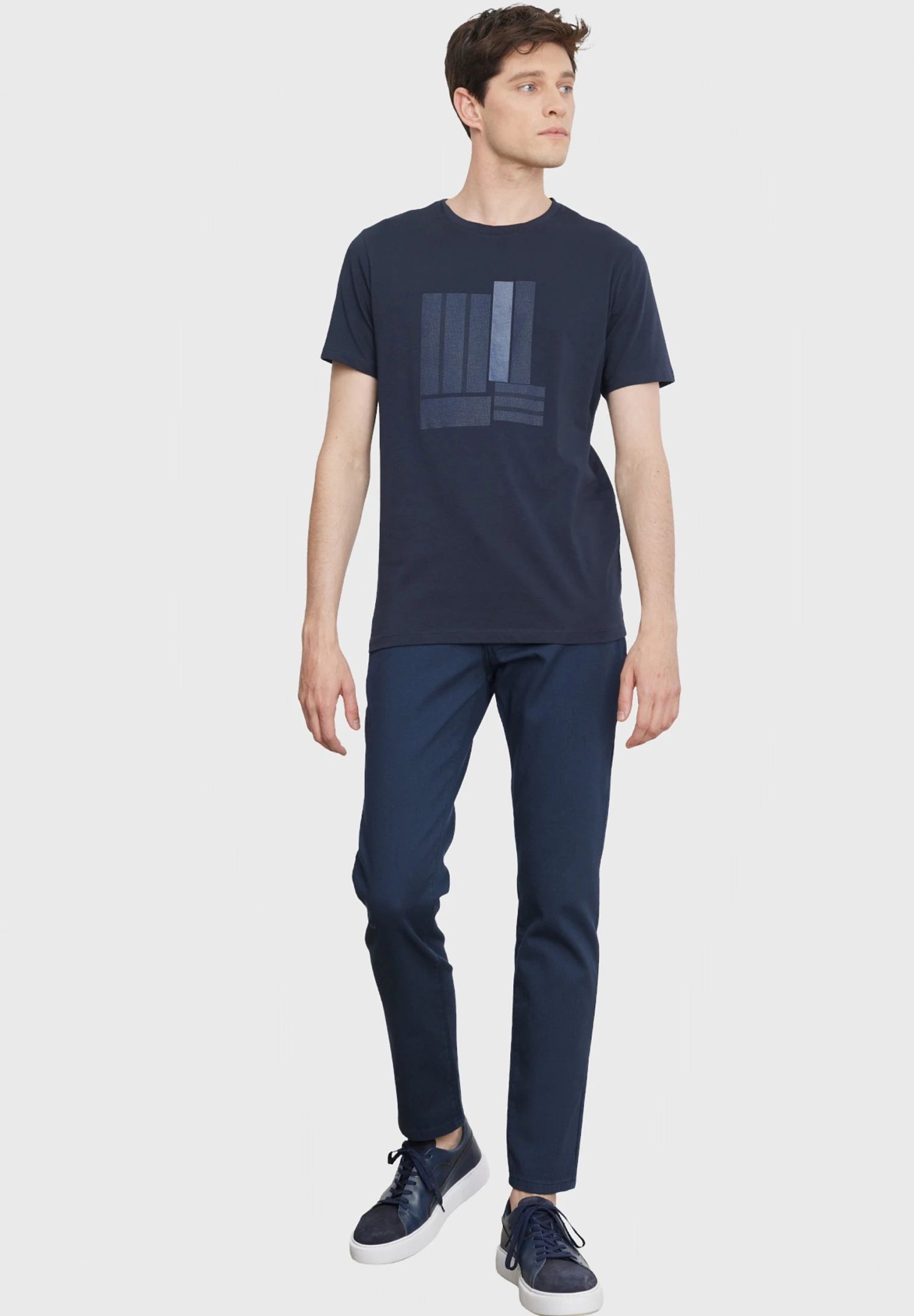 Camiseta Estampada - Navy Blue 2 Camiseta Estampada - Navy Blue - Imagen 2