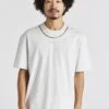 SikSilk Oversized Chain- Camiseta Estampada - Snow Marl