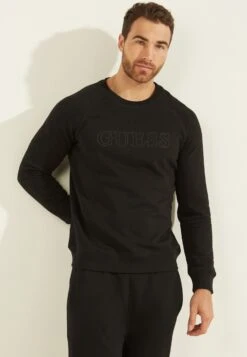 Guess Frontlogo - Sudadera - Schwarz