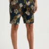 WE FASHION Regular Fit Met Dessin - Shorts - Blue