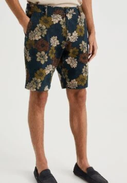 WE FASHION Regular Fit Met Dessin - Shorts - Blue