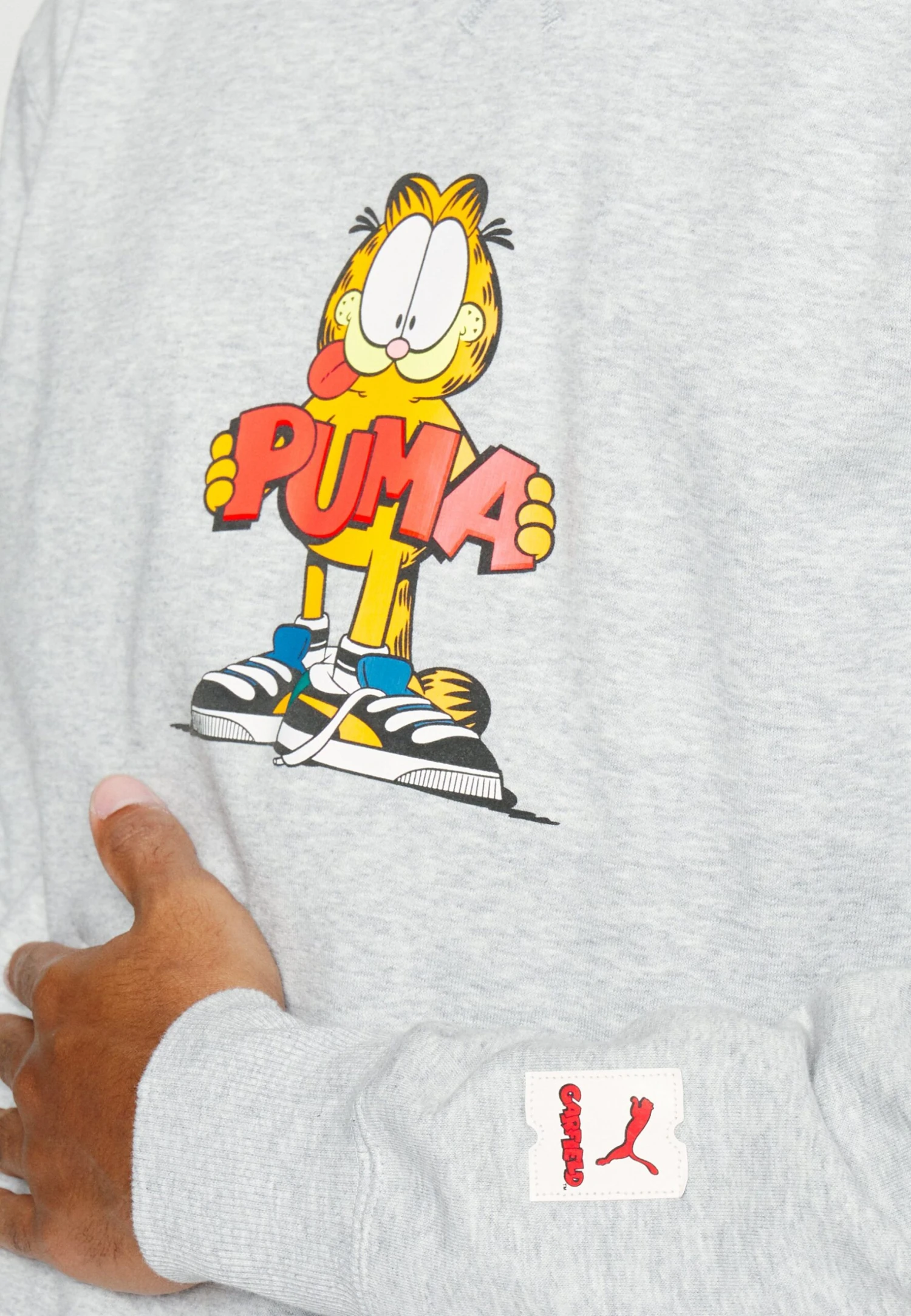 Puma Garfield - Jersey Con Capucha - Light Gray 8 Puma Garfield - Jersey Con Capucha - Light Gray - Imagen 8