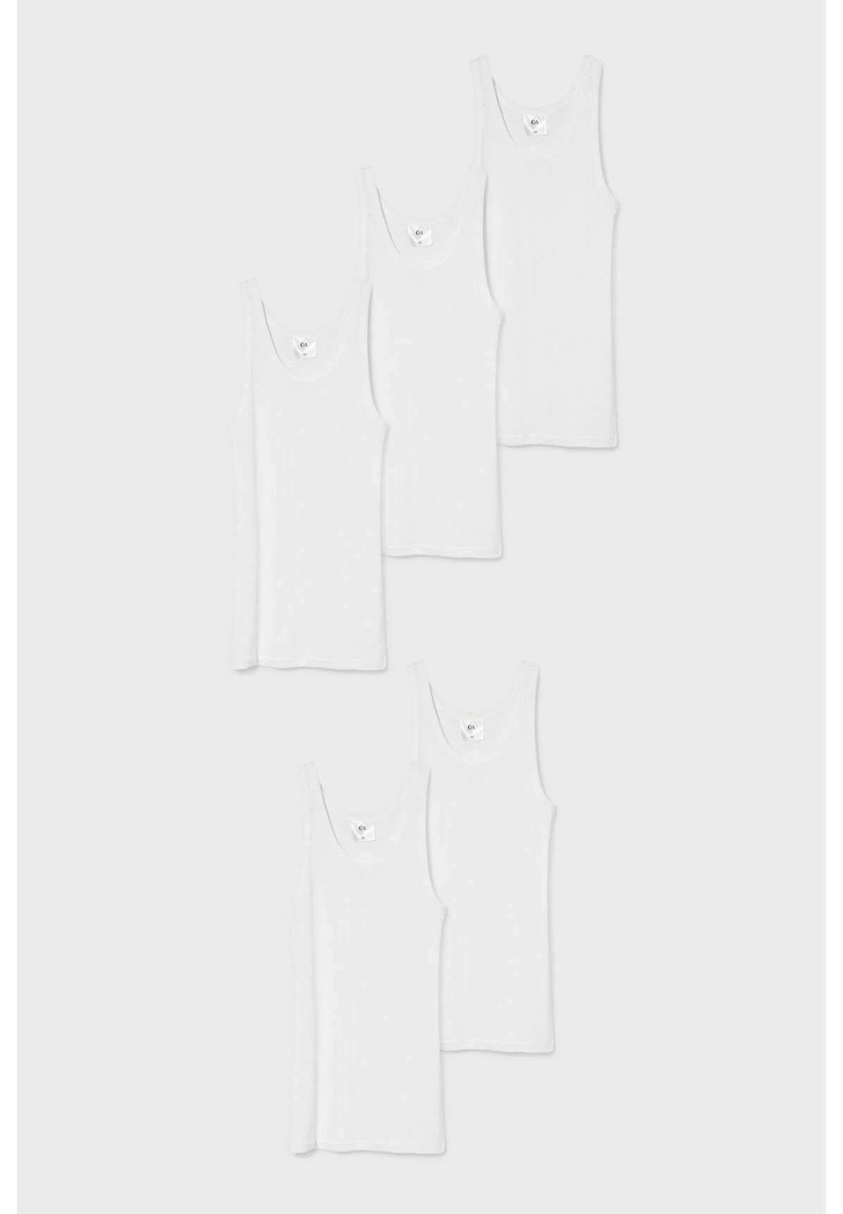 5Pack - Camiseta Interior - White 3 5Pack - Camiseta Interior - White - Imagen 3