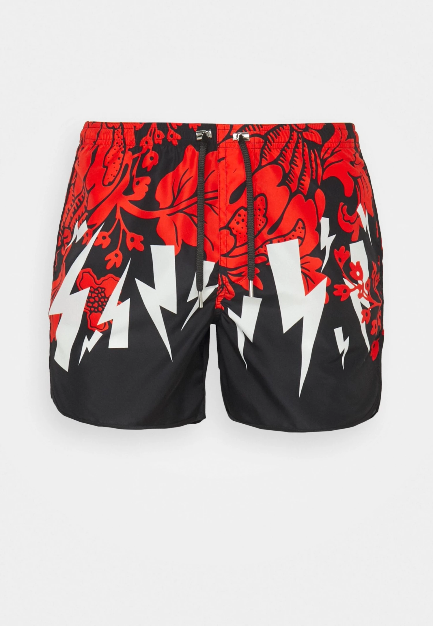 Neil Barrett Slim Havaiianas Bolts Swim- Bañador - Black/Red 4 Neil Barrett Slim Havaiianas Bolts Swim- Bañador - Black/Red - Imagen 4