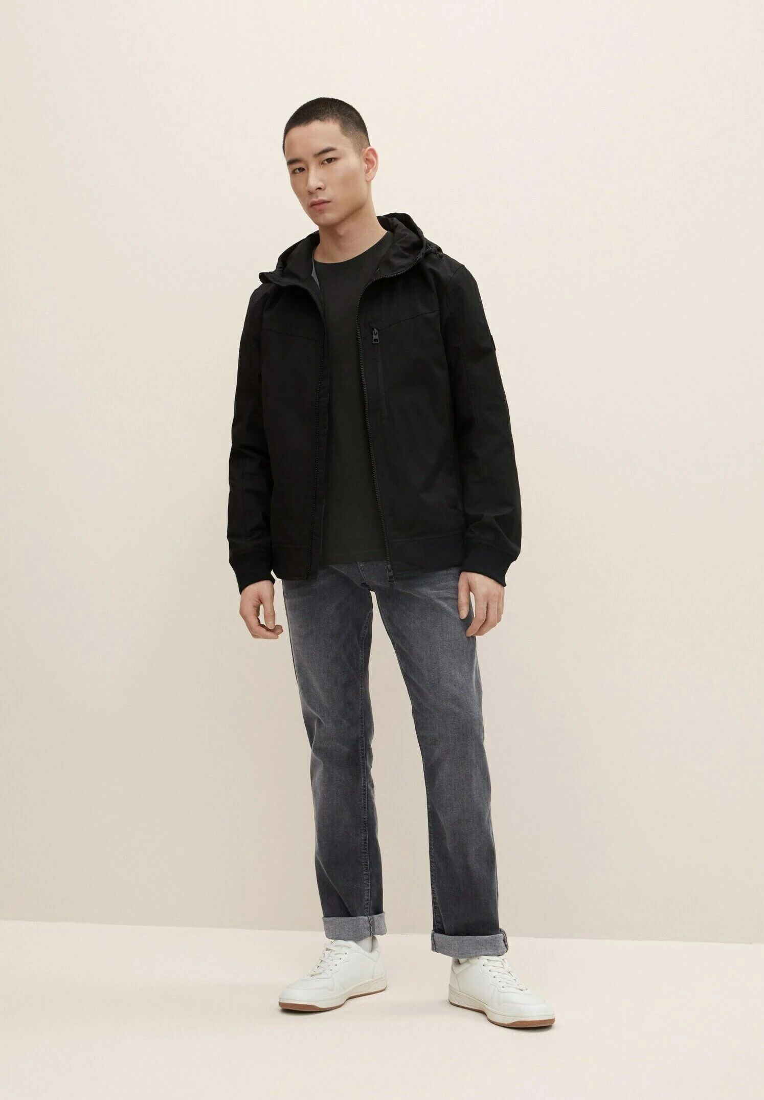 TOM TAILOR Denim Mit Tencel- Chaqueta De Entrenamiento - Black 2 TOM TAILOR Denim Mit Tencel- Chaqueta De Entrenamiento - Black - Imagen 2