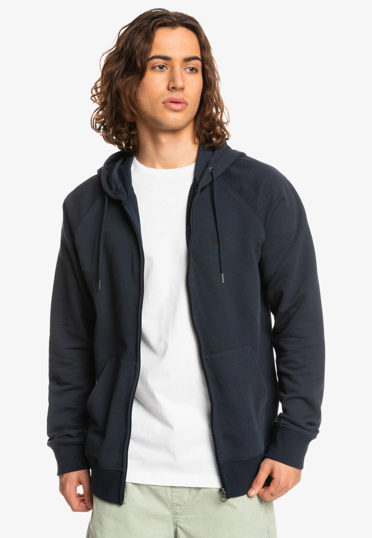 Quiksilver Essentials Zip Raglan - Sudadera Con Cremallera - Navy Blazer 1 Quiksilver Essentials Zip Raglan - Sudadera Con Cremallera - Navy Blazer