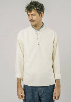 Brava Fabrics Nuuk Mao Ecru - Camiseta De Manga Larga - White