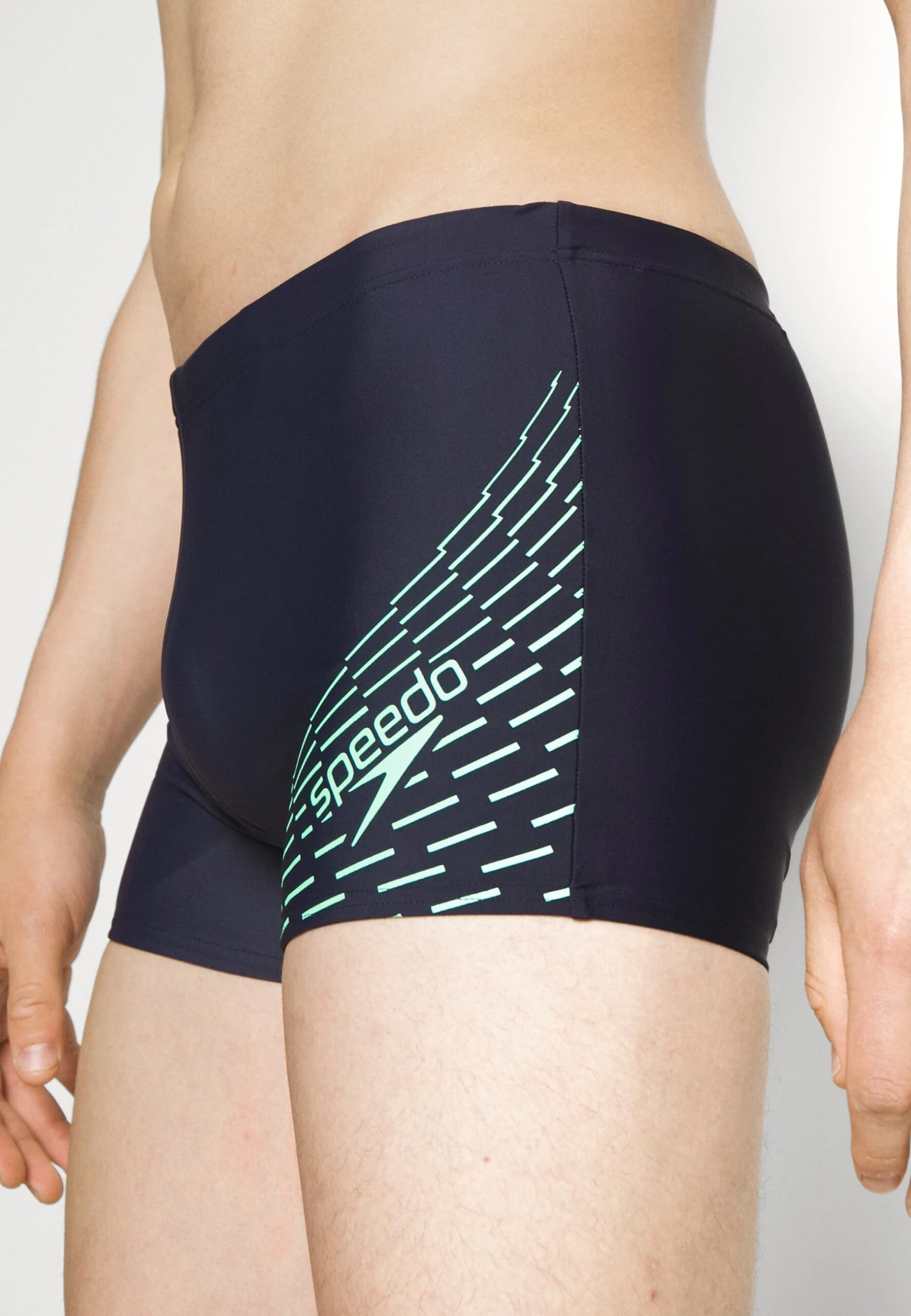 Speedo Mens Medley Logo Aquashort - Bañador - Navy/Green 4 Speedo Mens Medley Logo Aquashort - Bañador - Navy/Green - Imagen 4
