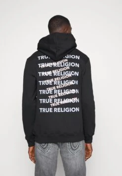 True Religion Repeat Logo Hoodie - Sudadera - White