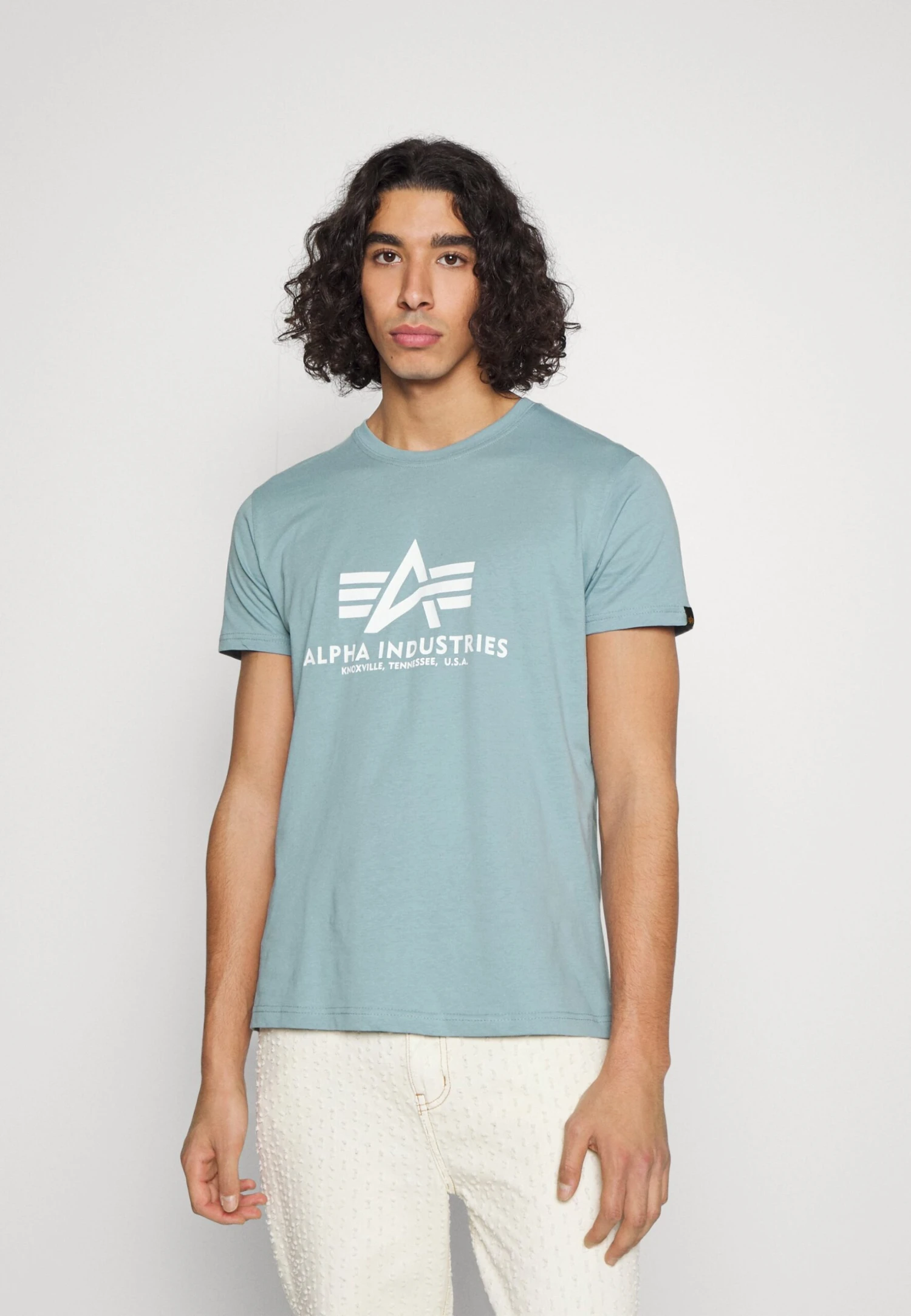 Alpha Industries Neon- Camiseta Estampada - Grey Blue 1 Alpha Industries Neon- Camiseta Estampada - Grey Blue