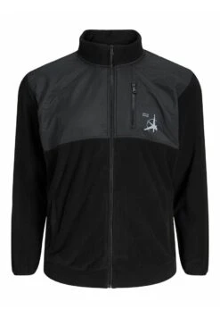 Jack & Jones Plus Size High Neck- Sudadera Con Cremallera - Black