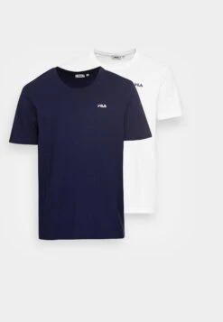 Fila Brod Tee 2 Pack - Camiseta Básica - Bright White/Medieval Blue -Jack & Jones Ventas 3e2bd46b56fd488ca28a1034c548d5c7