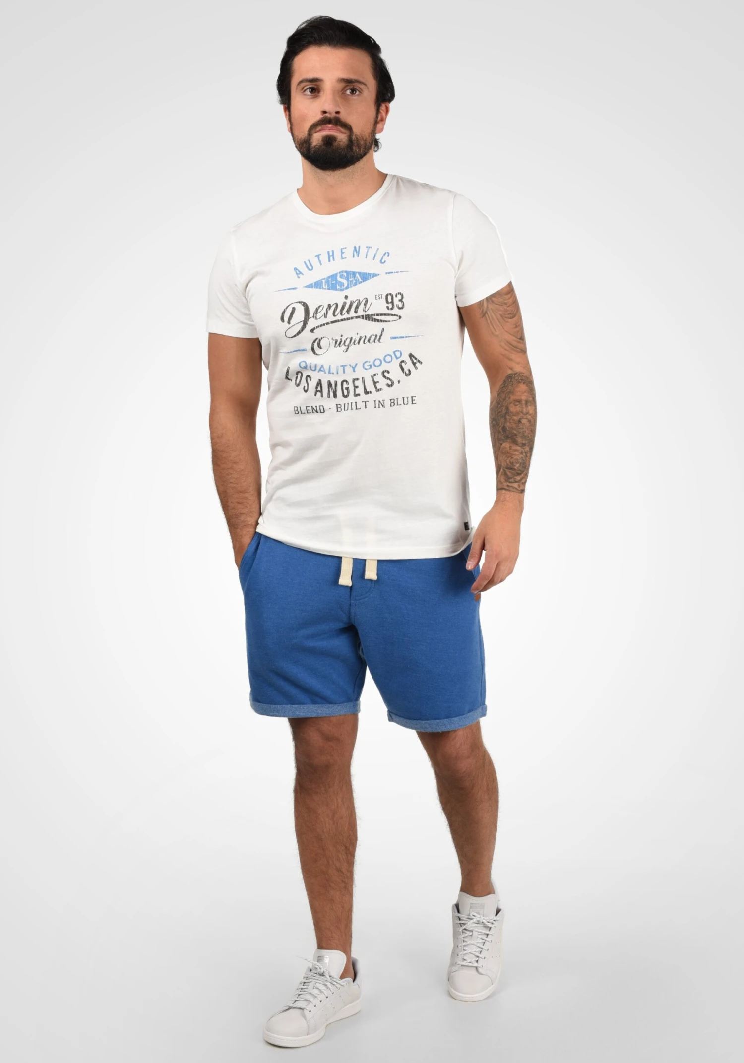Blend Bhtimo - Shorts - Blue 2 Blend Bhtimo - Shorts - Blue - Imagen 2