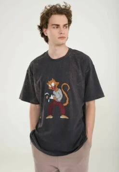 Unisex With Visible Seams - Camiseta Estampada - Grey