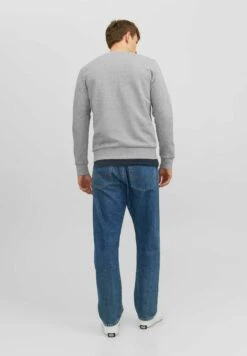 Jack & Jones Jjmikk Crew Neck - Sudadera - Light Grey Melange -Jack & Jones Ventas 3f64c3d80ea643799a4608c62dedc021
