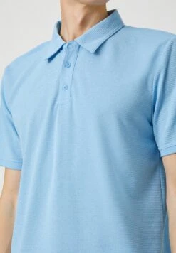 Koton Basic Neck Buttoned Short Sleeve - Polo - Blue -Jack & Jones Ventas 407d6c9e8ee14e3fb0c4fbc811e6cd08