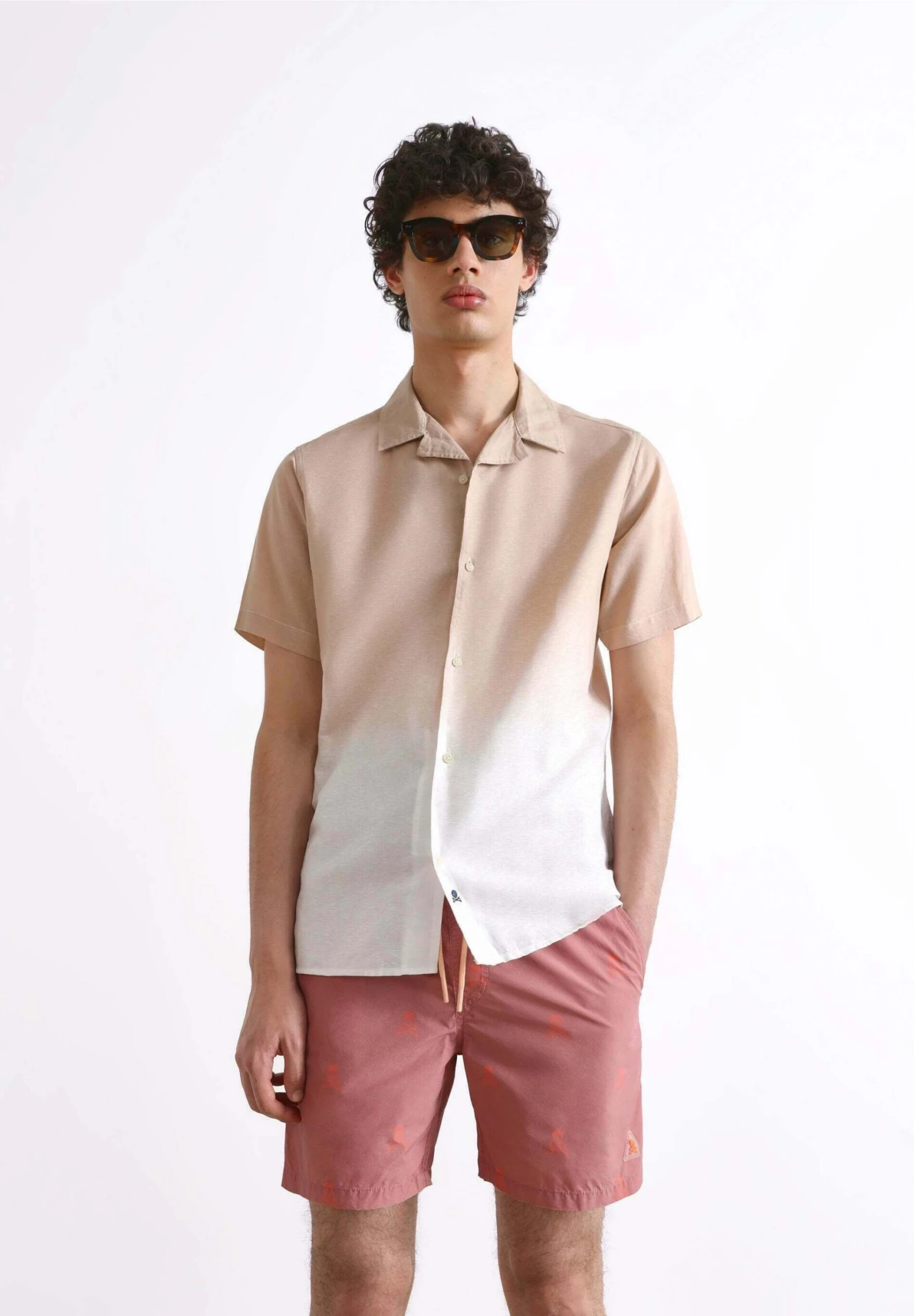 Scalpers Skull Classic - Shorts - Coral 1 Scalpers Skull Classic - Shorts - Coral