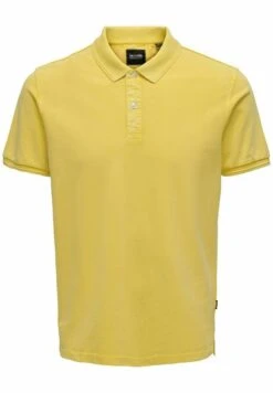 Only & Sons Onstravis Slim- Polo - Ochre -Jack & Jones Ventas 44f28a820c4546648ff81ed82b169923