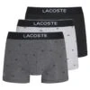 Lacoste 3 Pack - Culotte - Black/Pitch Chine-Silver Chine