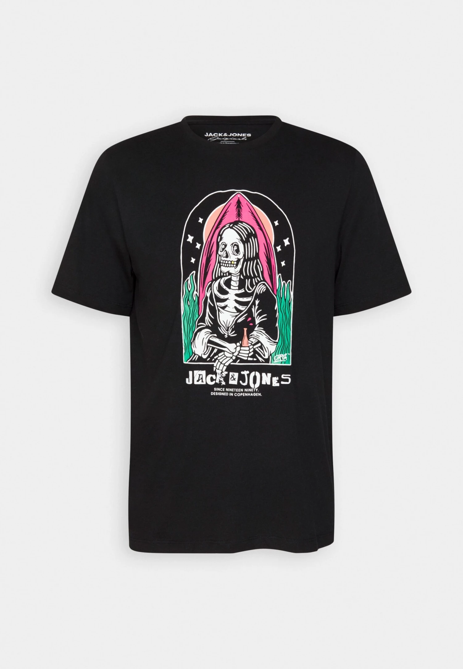 Jack & Jones Jorafterlife Tee Ss Crew Neck Sn - Camiseta Estampada - Black 4 Jack & Jones Jorafterlife Tee Ss Crew Neck Sn - Camiseta Estampada - Black - Imagen 4