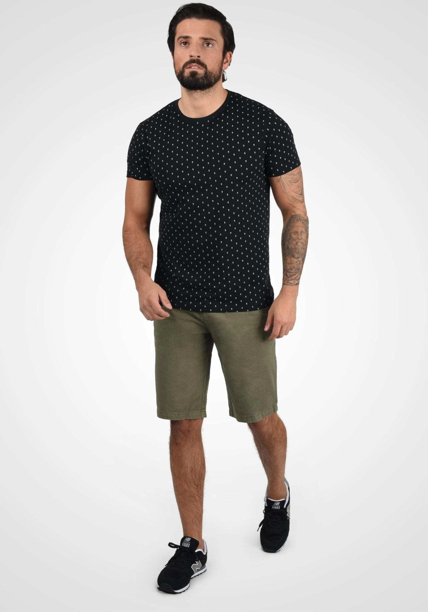 Solid Sdviseu - Shorts - Dusty Olive 2 Solid Sdviseu - Shorts - Dusty Olive - Imagen 2
