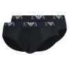 Emporio Armani 2-Pack- Braguitas - Black