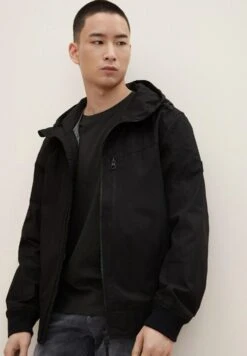 TOM TAILOR Denim Mit Tencel- Chaqueta De Entrenamiento - Black