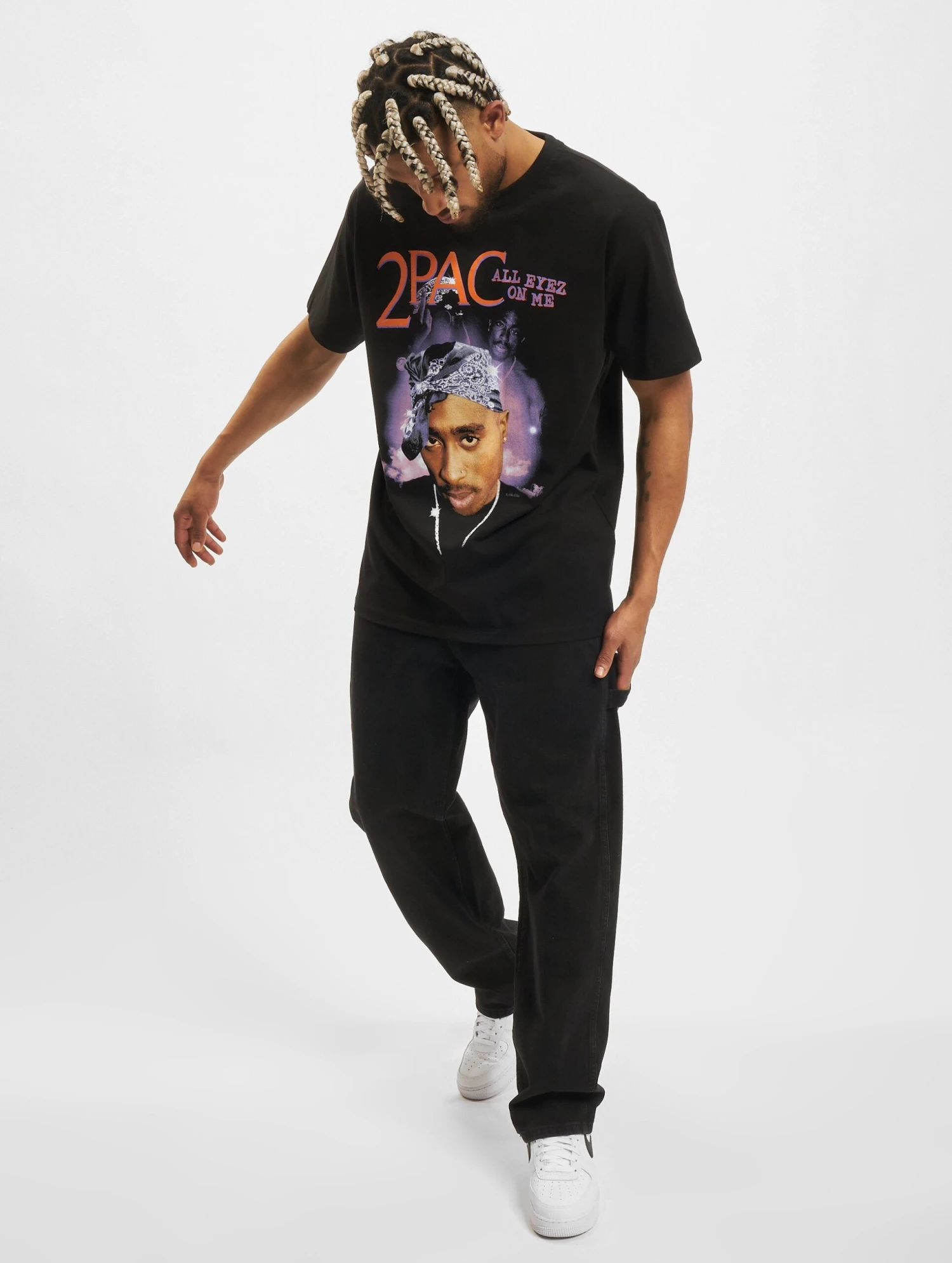 Tupac All Eyez On Me Anniversa - Camiseta Estampada - Black 2 Tupac All Eyez On Me Anniversa - Camiseta Estampada - Black - Imagen 2