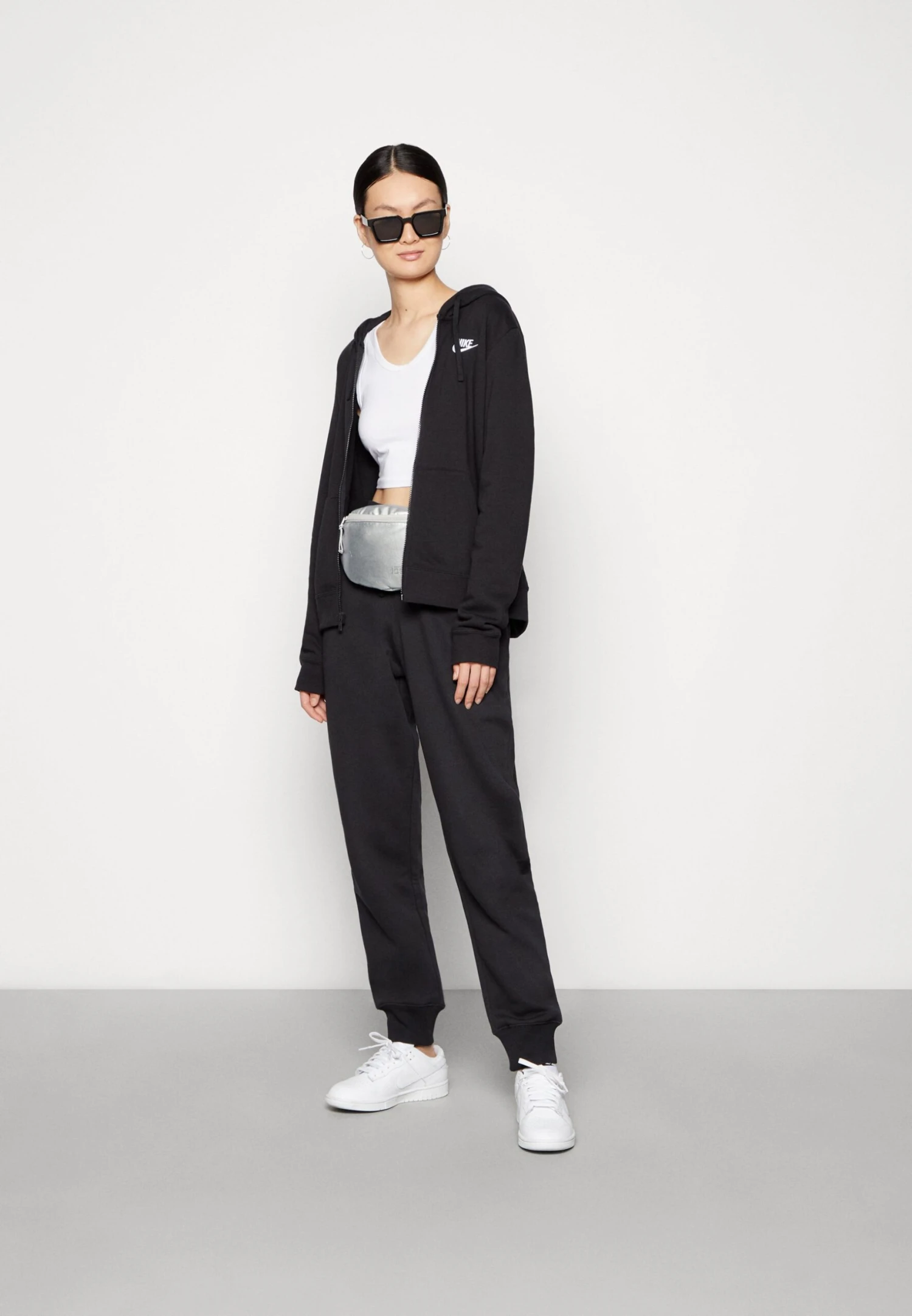 Nike Sportswear Nsw Club Flc Fz Std - Sudadera Con Cremallera - Black 2 Nike Sportswear Nsw Club Flc Fz Std - Sudadera Con Cremallera - Black - Imagen 2