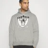 Nike Performance Nfl Las Vegas Raiders Mens Rewind Club Hoodie - Sudadera Con Cremallera - Dark Grey Heather