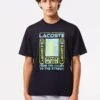 Lacoste Camiseta Estampada - Bleu Marine Hde