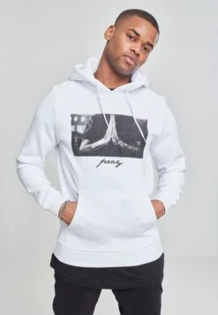 Mister Tee Pray - Jersey Con Capucha - White