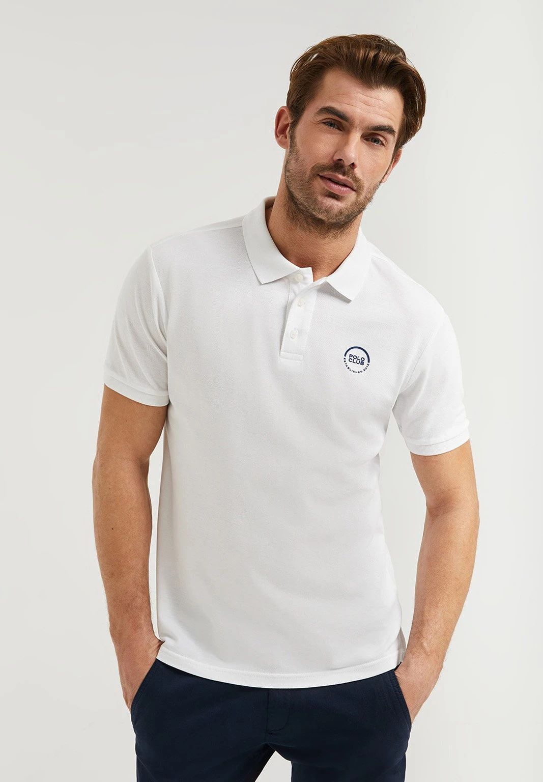 POLO CLUB Regular Fit - Polo - White 1 POLO CLUB Regular Fit - Polo - White