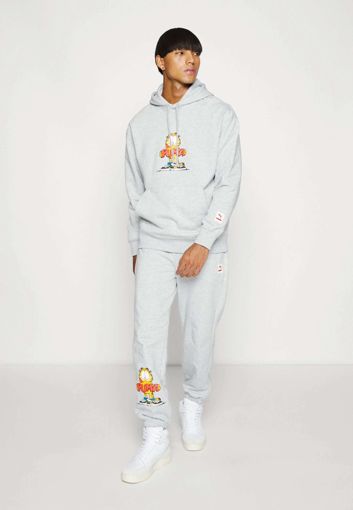 Puma Garfield - Jersey Con Capucha - Light Gray 6 Puma Garfield - Jersey Con Capucha - Light Gray - Imagen 6