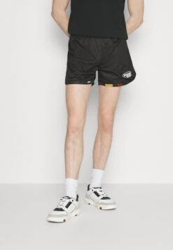 Shorts - Black With All Over Heritage Colors