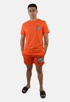 Bikkembergs Conjunto - Shorts - Naranja