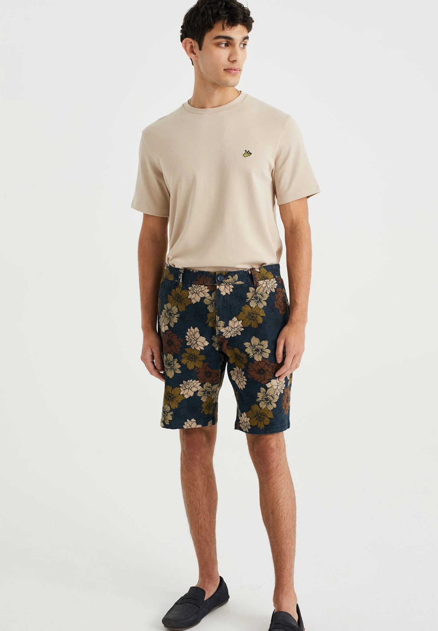 WE FASHION Regular Fit Met Dessin - Shorts - Blue 2 WE FASHION Regular Fit Met Dessin - Shorts - Blue - Imagen 2